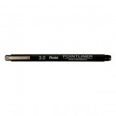Pentel   Линер Pointliner Calligraphy   3 мм  12 шт. S20P-C30A черные чернила