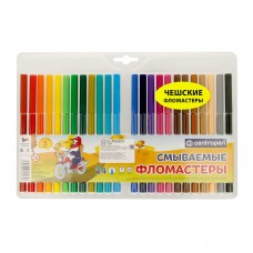 Centropen   Набор цветных фломастеров WASHABLE TP   7790/24   24 цв 7790/24
