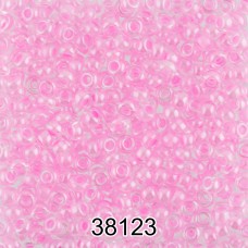 Бисер Чехия круглый 1   10/0   2.3 мм  500 г 38123 (Ф213) розовый