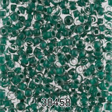Бисер Чехия круглый 5   10/0   2.3 мм  500 г 38458 (Ф229) зеленый