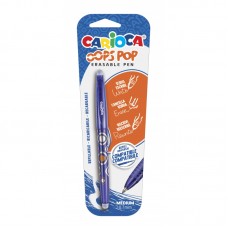 Carioca   Ручка шариковая пиши-стирай  OOPS Pop  d 1 мм  0.7 мм 41044/02 синий