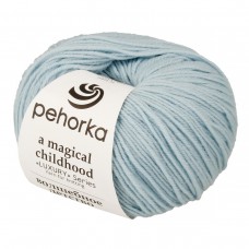 Пряжа Пехорская ПТ Волшебное детство   100\% мериносовая шерсть   5 шт. х  50 г  220 м N060 св.голубой