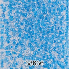 Бисер Чехия круглый 5   10/0   2.3 мм  500 г 38636 (Ф256) синий