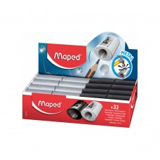 Maped   Точилка SATELLITE металлическая черн/серебро 534019