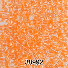 Бисер Чехия круглый 5   10/0   2.3 мм  500 г 38992 (Ф374) оранжевый
