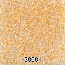 Бисер Чехия круглый 5   10/0   2.3 мм  500 г 38681 (Ф436) бледно-желтый