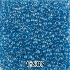 Бисер Чехия круглый 6   10/0   2.3 мм  500 г 18936 (Ф484) синий