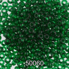 Бисер Чехия круглый 2   10/0   2.3 мм  500 г 50060 (Ф108) зеленый