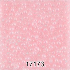 Бисер Чехия круглый 1   10/0   2.3 мм  500 г 17173 (Ф019) св.розовый