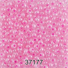 Бисер Чехия круглый 1   10/0   2.3 мм  500 г 37177 (Ф041) розовый