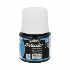 PEBEO   Краска для светлых тканей Setacolor   45 мл 329-019 черный