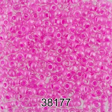 Бисер Чехия круглый 1   10/0   2.3 мм  500 г 38177 (Ф515) розовый