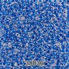Бисер Чехия круглый 1   10/0   2.3 мм  500 г 38836 (Ф526) синий