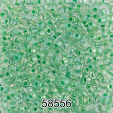 Бисер Чехия круглый 1   10/0   2.3 мм  500 г 58556 (Ф556) св.зеленый