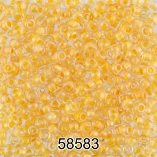 Бисер Чехия круглый 1   10/0   2.3 мм  500 г 58583 (Ф562) желтый
