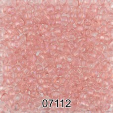 Бисер Чехия круглый 5   10/0   2.3 мм  500 г 07112 (Ф612) бл.розовый