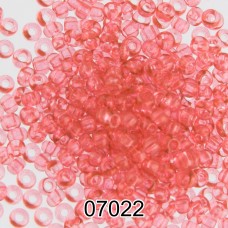 Бисер Чехия круглый 5   10/0   2.3 мм  500 г 07022 (Ф620) розовый