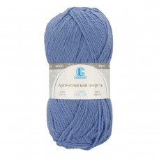 Пряжа Камтекс КТ Аргентинская шерсть 100\% шерсть 10 шт. х 100 г 200 м 015 голубой