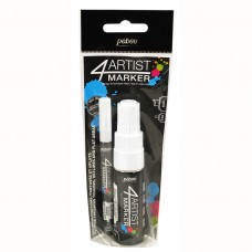 PEBEO   Набор маркеров художественных 4Artist Marker на масляной основе   2 мм, 8 мм   2 шт.  перо круглое/скошенное 580894 белый