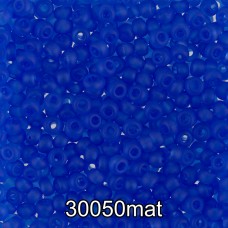 Бисер Чехия круглый 3   10/0   2.3 мм  500 г 30050 mat (Ф633) св.васильковый мат.