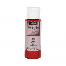 Краска акриловая PEBEO   Acrylic Paint для декора матовая   59 мл 097808 красный кирпич