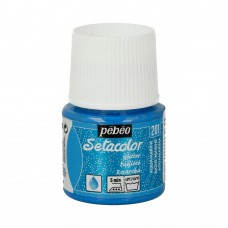 PEBEO   Краска для светлых тканей с микро-глиттером Setacolor   45 мл 329201 аквамарин