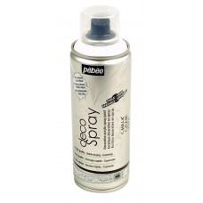 PEBEO   Краска меловая смываемая на водной основе decoSpray (аэрозоль)   200 мл 094001 белый