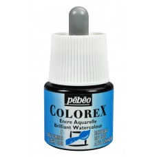 Краска акварель PEBEO   акварельные чернила Colorex   45 мл 341-005 синий светлый