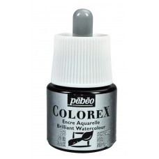 Краска акварель PEBEO   акварельные чернила Colorex   45 мл 341-023 черный