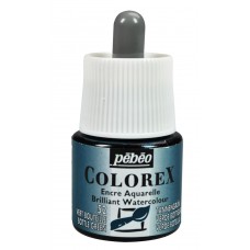Краска акварель PEBEO   акварельные чернила Colorex   45 мл 341-052 зеленый бутылочный