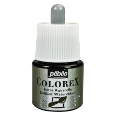 Краска акварель PEBEO   акварельные чернила Colorex   45 мл 341-056 оливковый