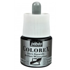 Краска акварель PEBEO   акварельные чернила Colorex   45 мл 341-061 черный хроматический