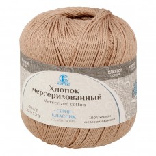 Пряжа Камтекс КТ Хлопок мерсериз   100\% хлопок   10 шт. х  50 г  200 м 005 бежевый