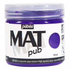 Краска акриловая PEBEO   экстра матовая Mat Pub N1   140 мл 256009 фиолетовый кобальт