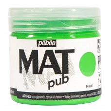 Краска акриловая PEBEO   экстра матовая Mat Pub N1   140 мл 256015 светло-зеленый