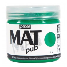 Краска акриловая PEBEO   экстра матовая Mat Pub N1   140 мл 256016 зеленый