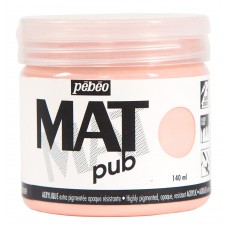 Краска акриловая PEBEO   экстра матовая Mat Pub N1   140 мл 256017 светло-розовый