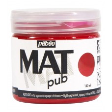 Краска акриловая PEBEO   экстра матовая Mat Pub N2   140 мл 256006 маджента