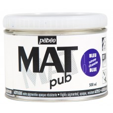 Краска акриловая PEBEO   экстра матовая Mat Pub N1   500 мл 257010 ультрамарин