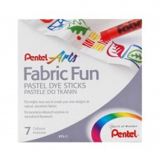Pentel   Пастель для ткани FabricFun Pastels   7 цв. PTS2-7