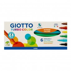 Giotto   Набор фломастеров   6 цв Turbocolor F415000