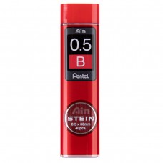Pentel   Грифели для карандашей автоматических Ain Stein   0.5 мм  40 грифелей  в тубе C275-BO B
