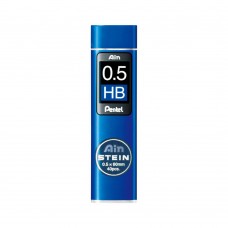 Pentel   Грифели для карандашей автоматических Ain Stein   0.5 мм  40 грифелей  в тубе C275-HBO HB