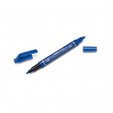 Pentel   Маркер перманентный для CD Pen Twin Tip New   0.3 - 1.2 мм   пулевидный   12 шт. N75W-CE для CD, 2-х сторонний, синий