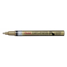Pentel   Маркер перманентный Paint   2.9 мм   пулевидный   12 шт. MSP10-X золото лаковый
