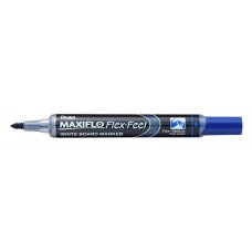 Pentel   Маркер для белых досок Maxiflo Flex-Feel, гибкий наконечник,   1 - 5 мм   перо круглое MWL5SBF-CX синий