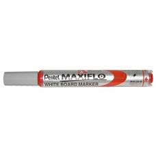 Pentel   Маркер Maxiflo   4 мм   пулевидный MWL5S-B красный