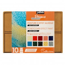 PEBEO   Набор красок Fantasy Prisme Коллекция с фактурным эффектом с аксессуарами   10 цв. х  45 мл 758431