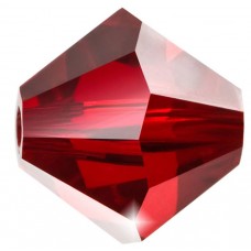 Бусина Чехия PRECIOSA   бусины   451-69-302   цветн.   5.7 х 6 мм  12 шт т.красный (siam 90090)