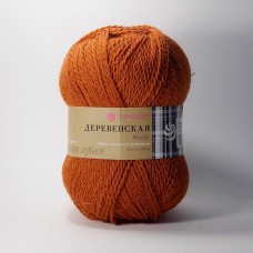 Пряжа Пехорская ПТ Деревенская   100\% шерсть   10 шт. х  100 г  250 м +- 15 м N030 св.теракот
